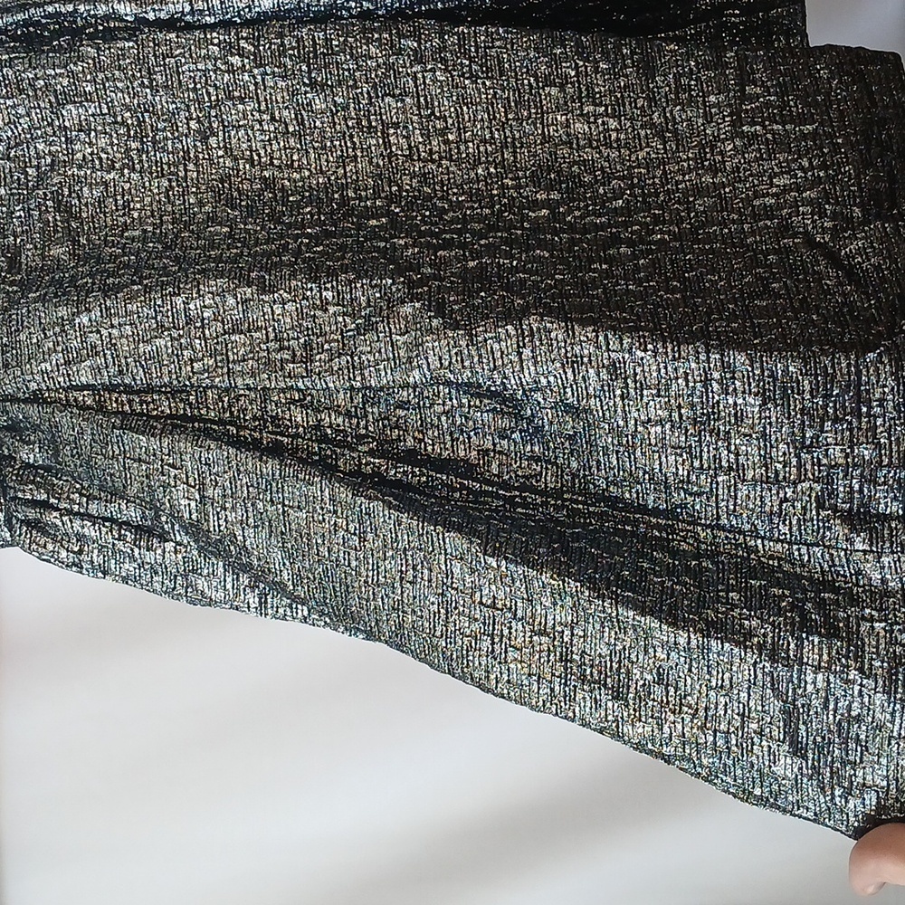 BN W/o Tags Kate Spade ♠️ Aimee Skirt All that Glitters Gunmetal Size 00 Women’s - Picture 9 of 11